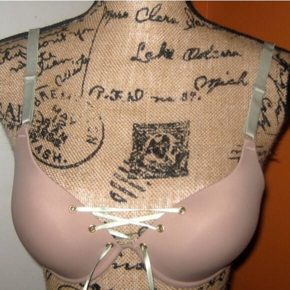 Youmita Nude/Mint Two Tone 34C Push Up Bra NWT - Picture 11 of 11